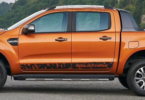 Wild Side Stripe Graphics Decal Sticker for Ford Ranger Wildtrak