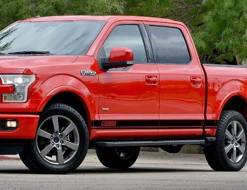 Logo Side Stripe Graphics Decal Sticker for Ford F-150 2016