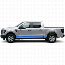 Dual Custom Side Stripes Vinyl Decal Kit for Musclecar truck 2016_2