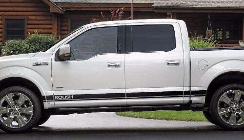 Roush Lettering Side Stripes Vinyl Decal Kit for Musclecar truck 2016