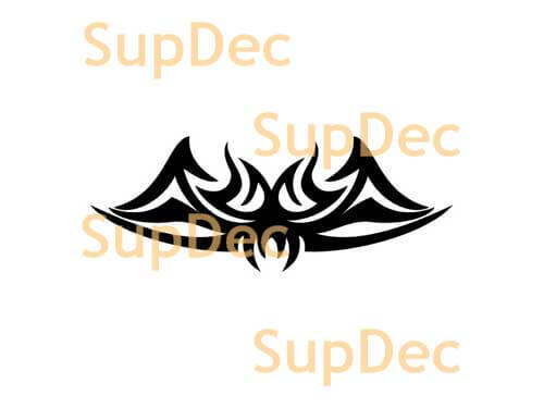 Tribal Bat Wings Vinyl Decal For Cars