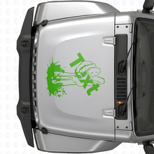 Zombie Hand Custom Text Hood Vinyl Decal Sticker for Jeep Wrangler_3