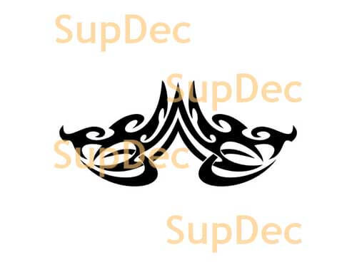 Tribal Wing Crest Vinyl Decal For Cars