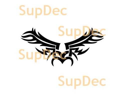 Tribal Eagle Wings Vinyl Decal For Cars
