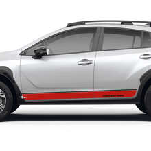 Side Doors Stripes Rocker Panel for Suba Crosstrek Vinyl Decals Stickers Graphics 2 colors 2