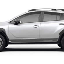 Side Doors Stripes Rocker Panel for Suba Crosstrek Vinyl Decals Stickers Graphics 2 colors 3
