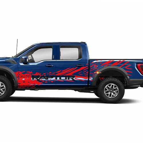 Mud Splash Side Vinyl Decal Kit for Musclecar truck 