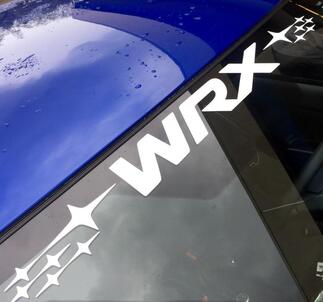 Subaru WRX Impreza Windshield Banner Vinyl Sticker Decal Graphic Rally logo STI