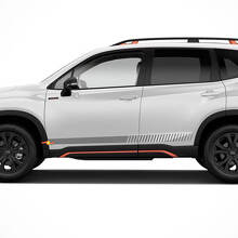 Racing Side Stripes Vinyl Decal Kit for Subaru Forester_2