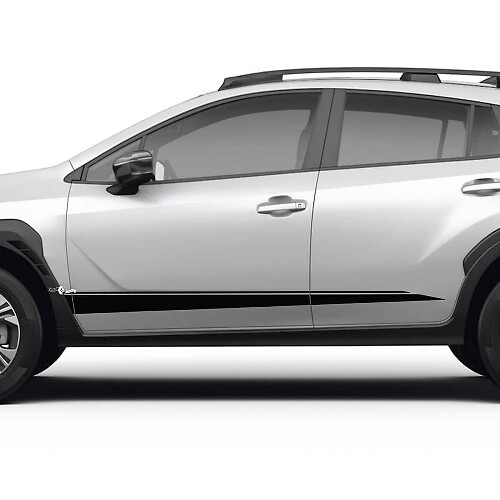 Double Side Stripes Vinyl Decal Kit for Subaru Crosstrek _1
