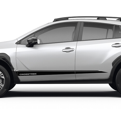 Side Doors Stripes for Suba Vinyl Decals Stickers Graphics
