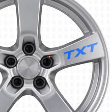 Custom Lettering Wheels Vinyl Decals Set for Suba WRX_2