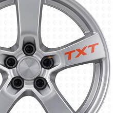 Custom Lettering Wheels Vinyl Decals Set for Suba WRX_4
