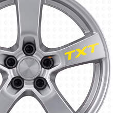 Custom Lettering Wheels Vinyl Decals Set for Suba WRX_6