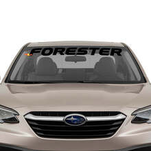 Brand Lettering Windshield Vinyl Decal For Subaru Forester_2