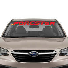 Brand Lettering Windshield Vinyl Decal For Subaru Forester_3