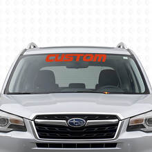 Custom Lettering Windshield Vinyl Decal For Suba Forester_3