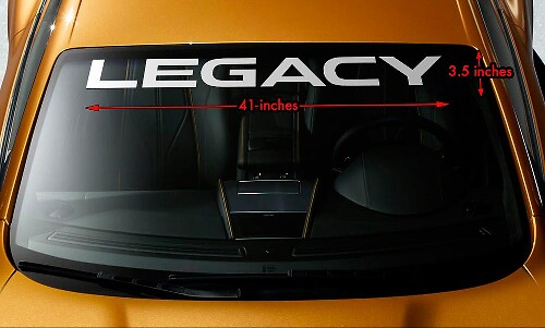 Windshield Banner Vinyl Decal Sticker for Subaru Legacy
