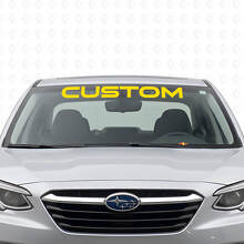 Custom Lettering Windshield Banner Vinyl Decal for Suba Legacy_5