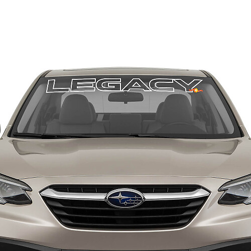 Outline Legacy Windshield Banner Vinyl Decal for Subaru Legacy