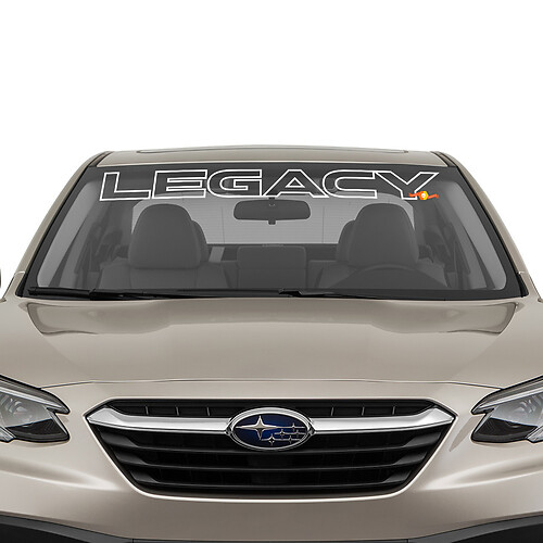 OUTLINE STYLE Windshield Banner Vinyl Decal Sticker fit Suba LEGACY