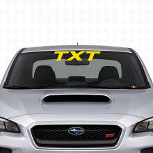 Custom Windshield Lettering Vinyl Decal for Suba WRX_5