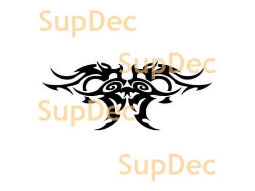Abstract Tribal Butterfly Vinyl Decal For Cars