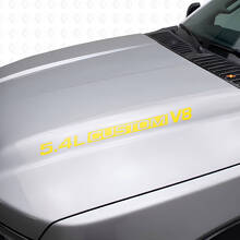 5.4L Custom V8 Hood Vinyl Decals for Musclecar F250/350 Expedition_6