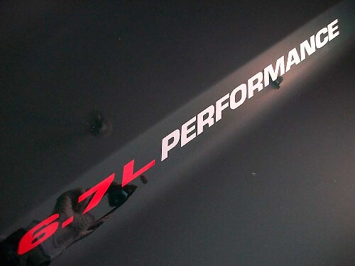 6.7L Performance Hood Stickers Decals for Musclecar F250 F350 Turbo Diesel