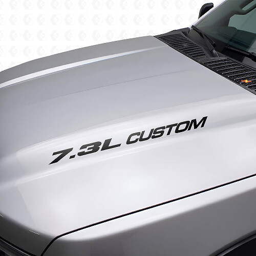 New 7.3L POWERSTROKE Hood sticker emblem style decal Musclecar F250 F350 Turbo Diesel