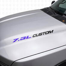 New 7.3L POWERSTROKE Hood sticker emblem style decal Musclecar F250 F350 Turbo Diesel_7