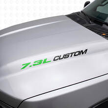 New 7.3L POWERSTROKE Hood sticker emblem style decal Musclecar F250 F350 Turbo Diesel_8