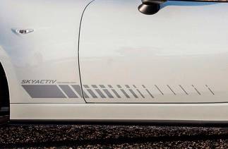 Mazda MX5 Miata door panel side stripe graphics decal Skyactiv