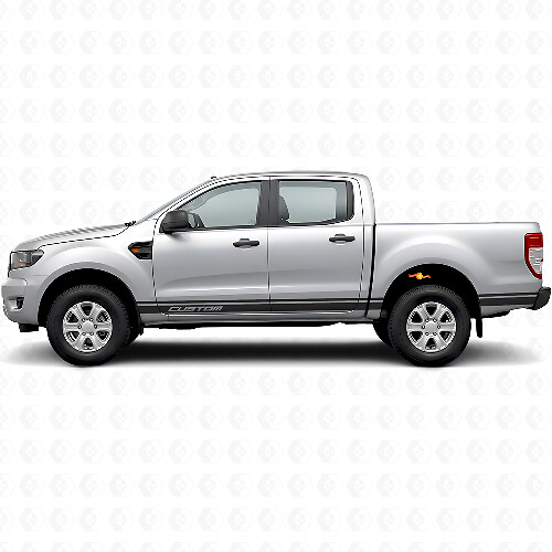 Personal Lettering Side Stripe Vinyl Decal for Musclecar Ranger 2012-2020