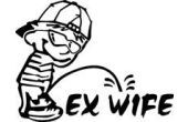 Pee on ex wife