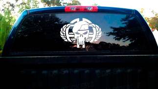 1PC airborne punisher for truck rear window or badges detailing decals