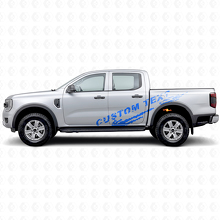 Mud Splash Custom Lettering Side Vinyl Decals Kit for Musclecar Ranger_2