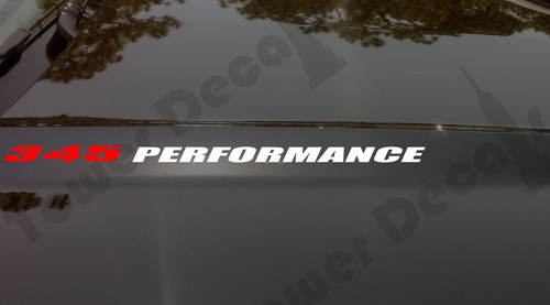 345 PERFORMANCE (3 EACH) Dodge Ram Charger Magnum Hemi sticker decals emblem V8 IH Scout INV