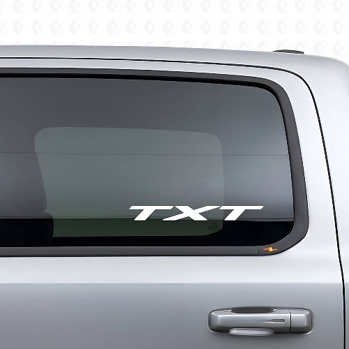 Custom Text Side Window Vinyl Decal for Dodge Ram 