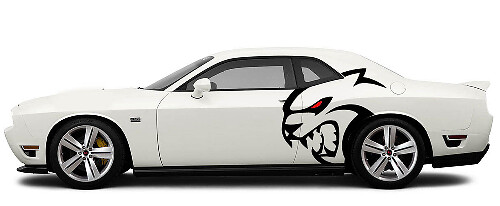 Hellcat Rear Fender Vinyl Decal Graphics for Dodge Challenger