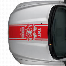 Hemi Style Rear Side & Hood Stripes Vinyl Decal Kit for Dodge Ram 1500 2500_7