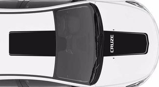 Chevrolet Chevy Cruze - Rally Racing Stripe Hood Graphic Cruze lettering kit 