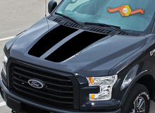 Ford F-150 2015-2016 F150 hood graphics stripe decal sticker 4 2