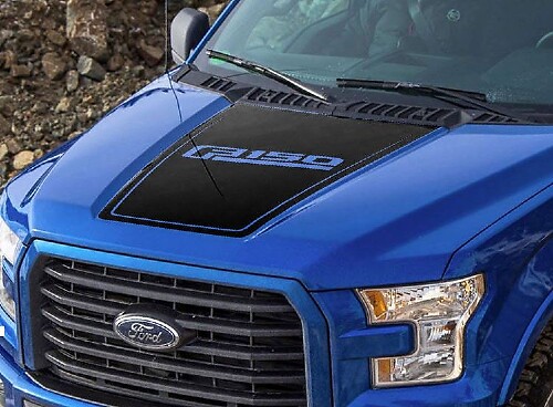 Hood Graphics Side Stripe Decal Sticker for Ford F-150 2015-2016