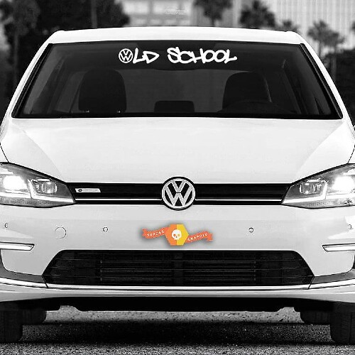 Old School VW Windshield Vinyl Decal For Volkswagen 