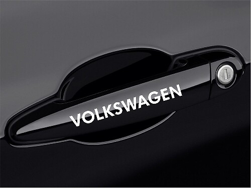 Door Handle Vinyl Decal For Volkswagen GTI Golf Eos Jetta Passat