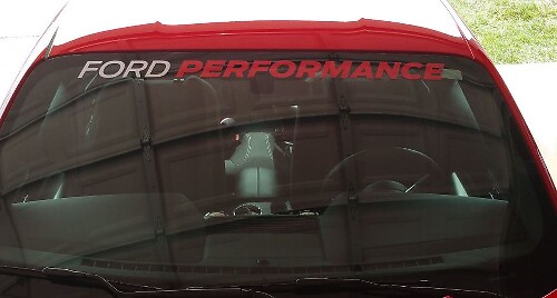 Performance Windshield Banner Sticker Vinyl Licensed Decal for Ford Mustang
