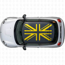 Union Jack British Flag Roof Vinyl Decal Set for MINI Cooper S JCW_5