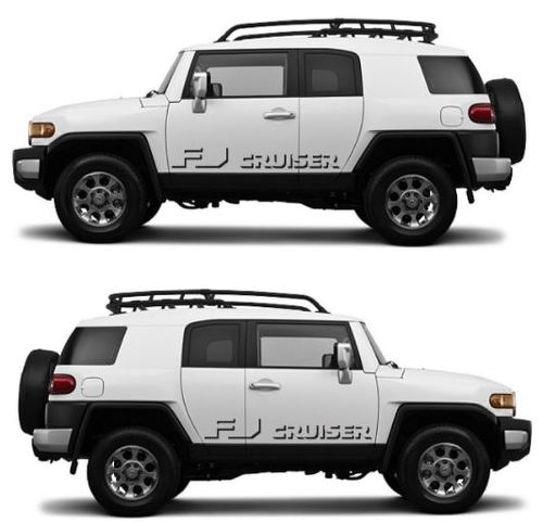 FJ CRUISER Shadow Toyota Decal Vinyl Side Door Graphics  3