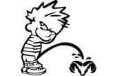 Funny Pee on Dodge Vinyl Decal  